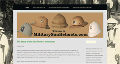 Desktop Screenshot of militarysunhelmets.com